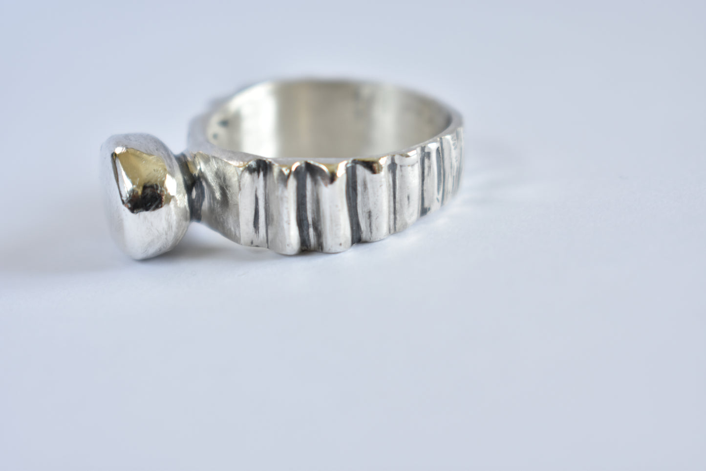 Sterling silver Steps Ring