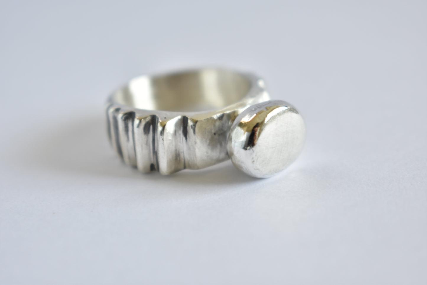 Sterling silver Steps Ring