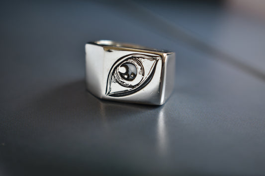 Sterling Silver  Eye Ring- Symbolic