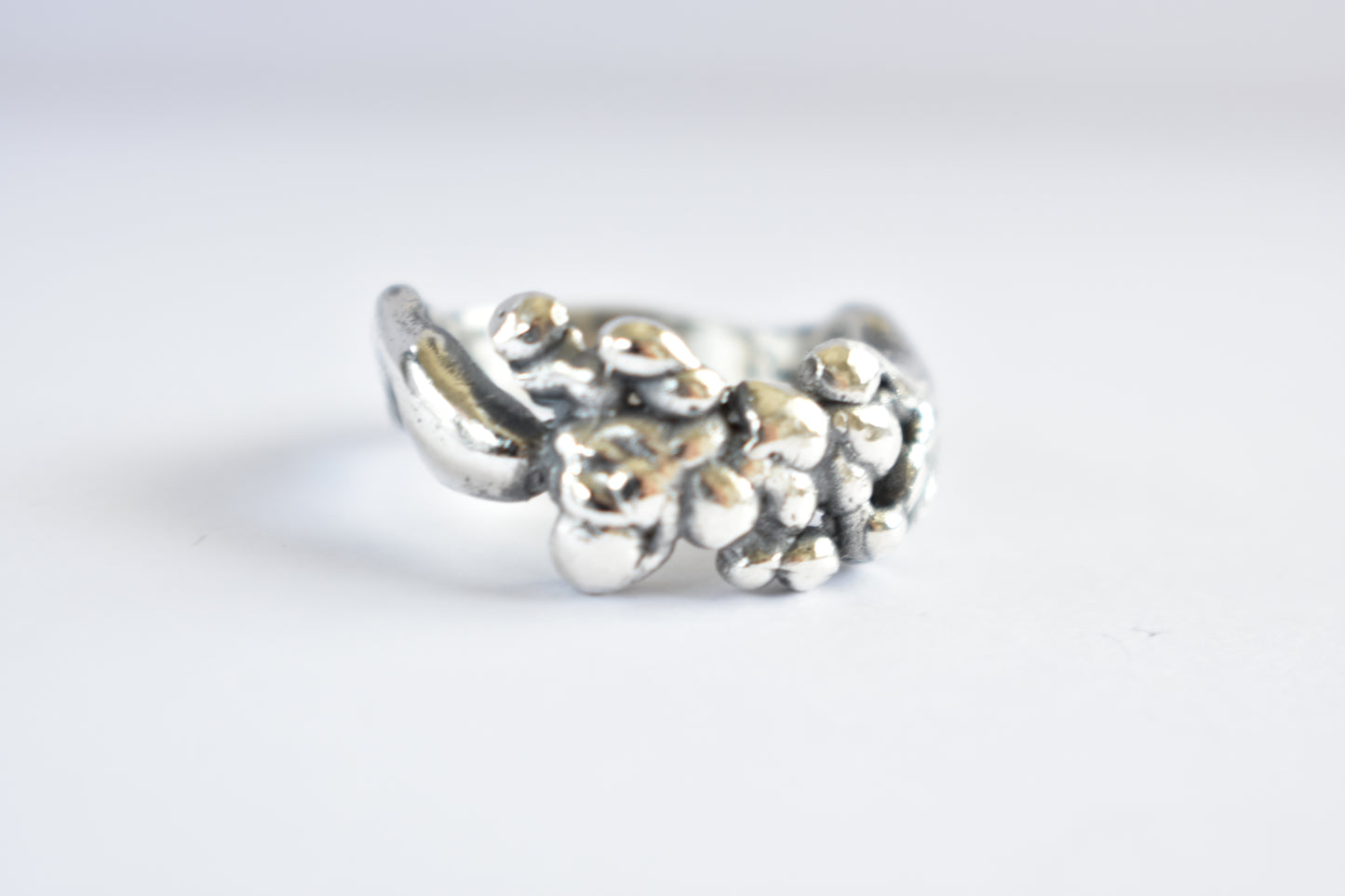 Sterling silver free form ring-