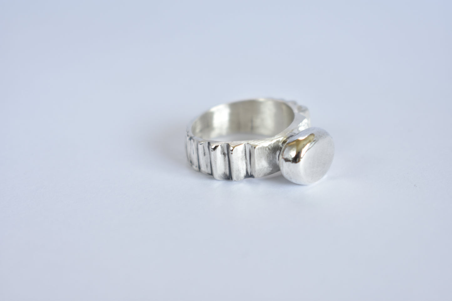 Sterling silver Steps Ring