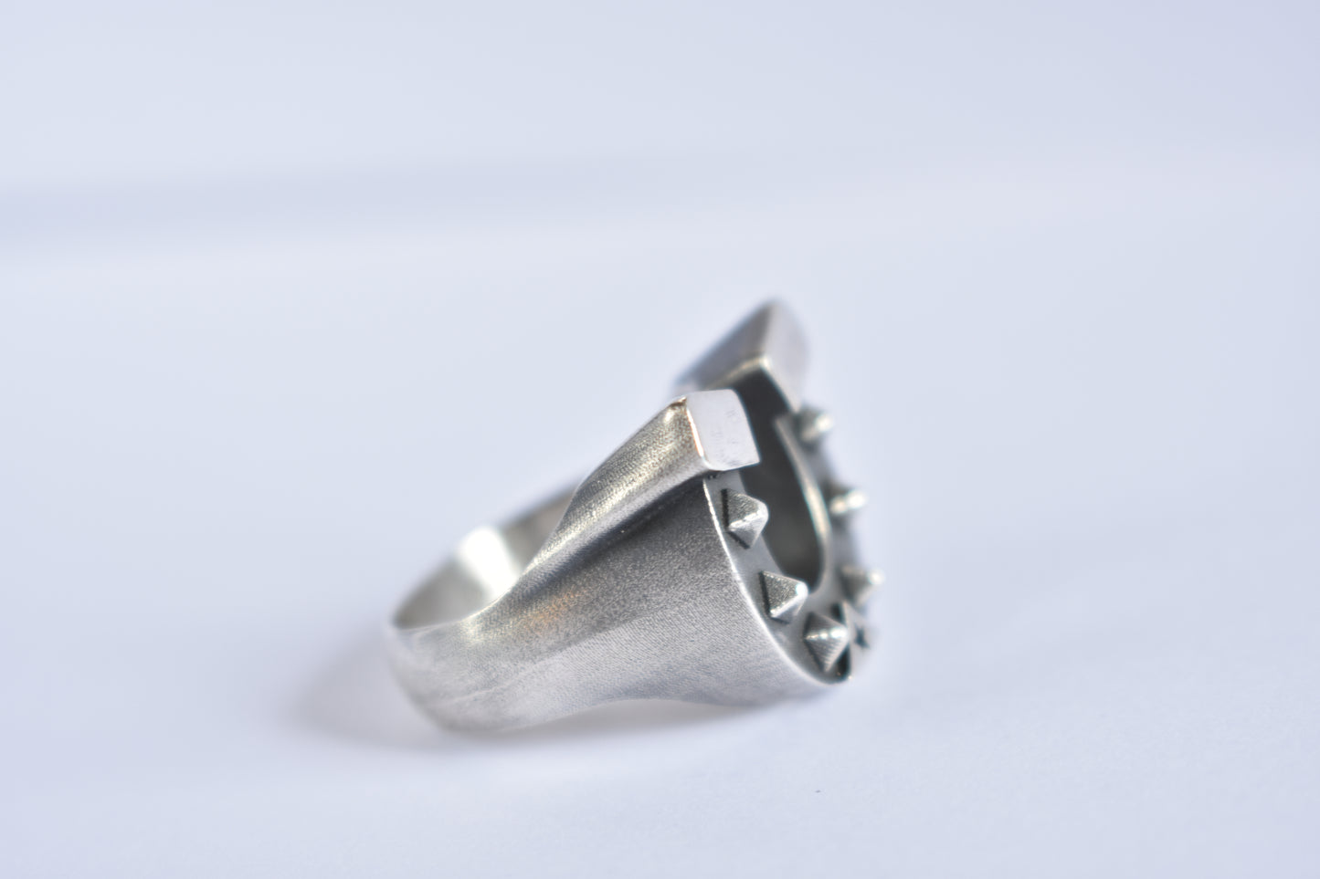 Sterling Silver Horseshoe ring - Solid