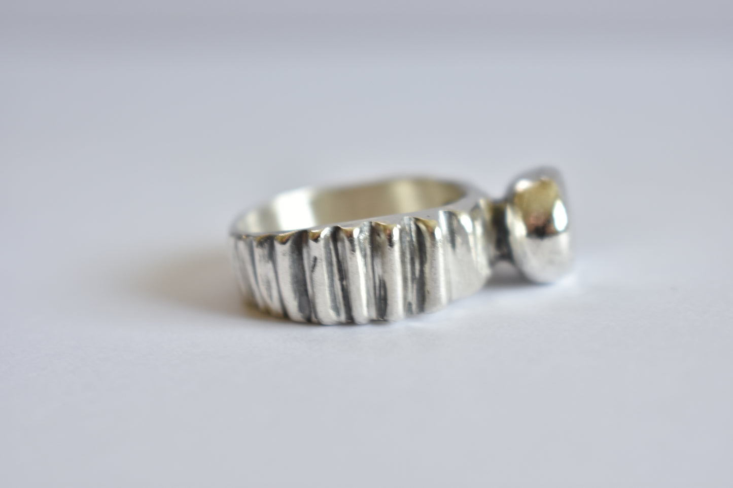 Sterling silver Steps Ring