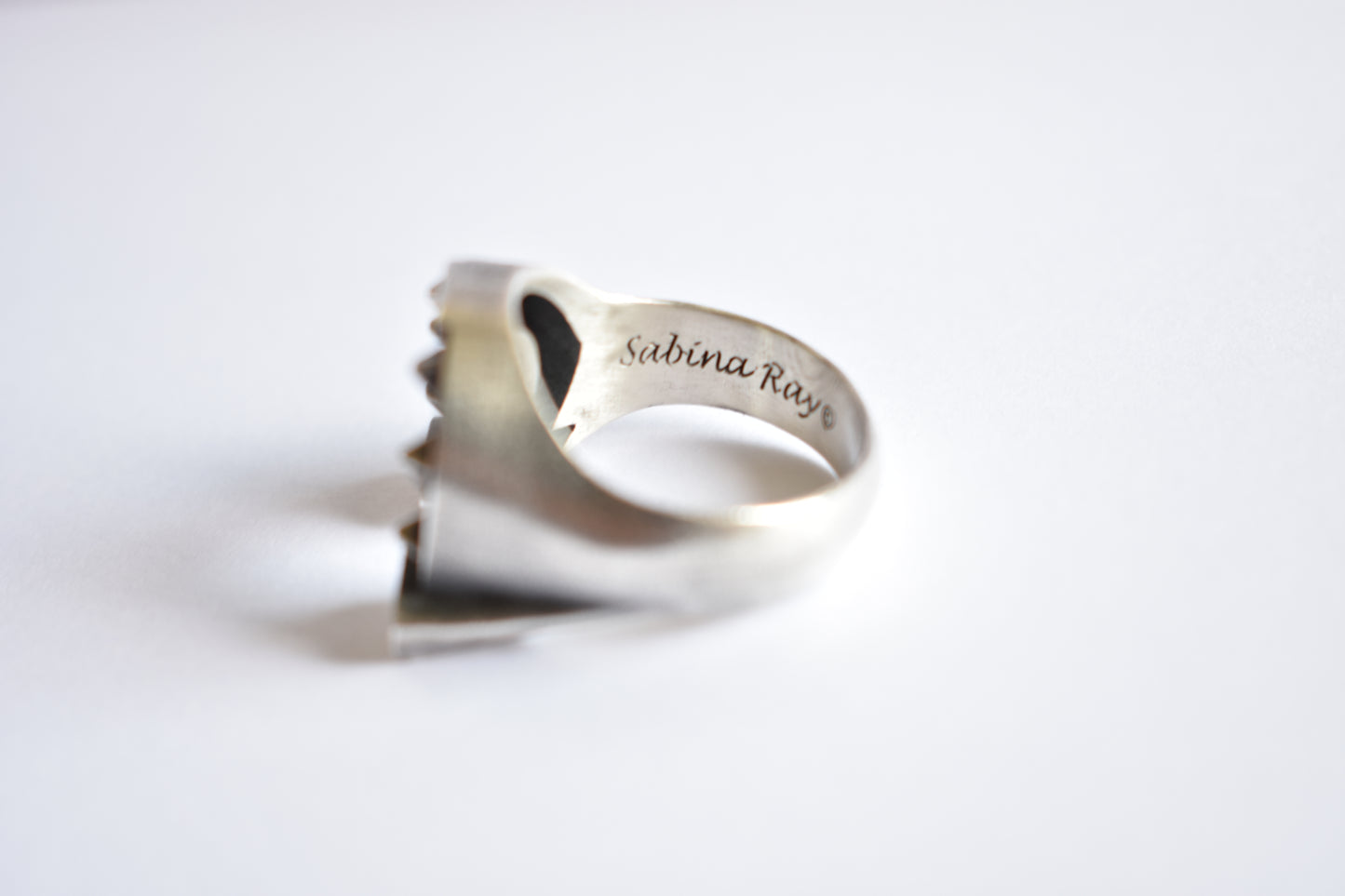 Sterling Silver Horseshoe ring - Solid